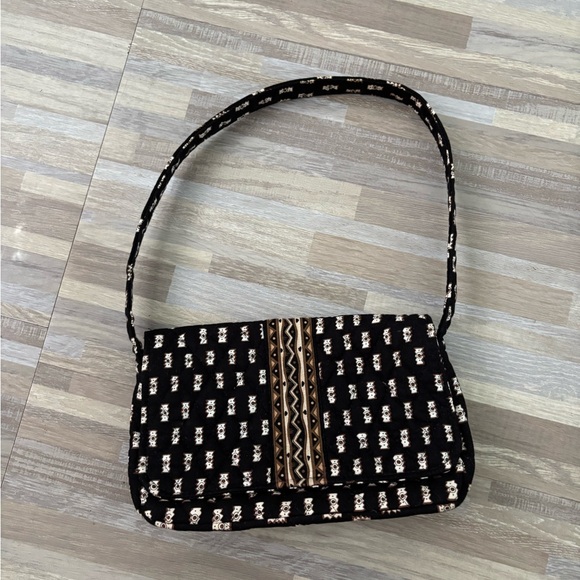 Vera Bradley Handbags - Vera Bradley Zebra print small Shoulder Bag